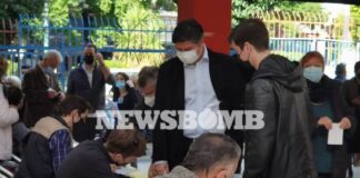 Ψήφισε ο άνδρας της Φώφης Γεννηματά