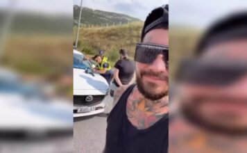 Όσο η Τροχαία έγραφε τον Snik αυτός έπινε και τραβούσε βίντεο