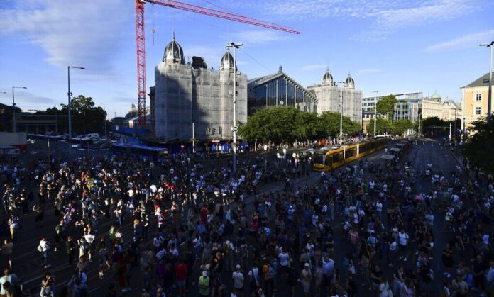 Budapest-protest