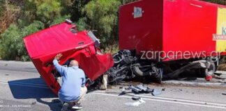 Τροχαίο με μια νεκρή και έναν τραυματία – Συγκρούστηκε αυτοκίνητο με φορτηγό