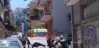 Νεκρή γυναίκα που έπεσε από μπαλκόνι (video)