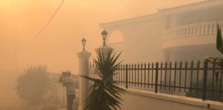 Μία ανάσα από τα σπίτια η φωτιά στην Παλλήνη – Συγκλονιστικές εικόνες με ηλικιωμένους να δίνουν μάχη