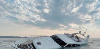 Το σκάφος τους βυθιζόταν και εκείνοι πόζαραν στον φακό