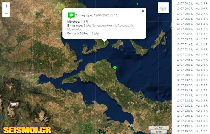 ΣΕΙΣΜΟΣ Ν. ΠΗΛΙΟ