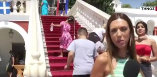 Τήνος: Νεαρή έκανε το σήμα των Γκρίζων Λύκων μπροστά στην κάμερα