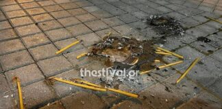 Παρέα νεαρών έκαψε εικόνα της Παναγίας με κεριά