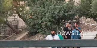Συνελήφθη ο άνδρας που ανέβηκε στη σκαλωσιά και ζητούσε να δει τον Μητσοτάκη