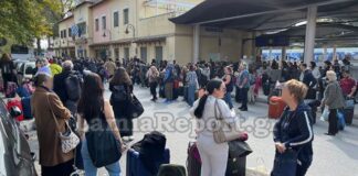 Κομμένη στα δυο- σιδηροδρομικά- η Ελλάδα (φωτογραφίες)