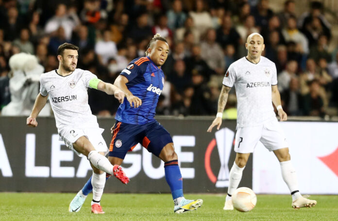 <br><br>ÃÊÁÑÁÌÐÁÃÊ - ÏËÕÌÐÉÁÊÏÓ <br>(ÃÉÏÕÑÏÐÁ ËÉÃÊ 2022-2023) <br>QARABAG - OLYMPIAKOS <br>(EUROPA LEAGUE 2022-2023)