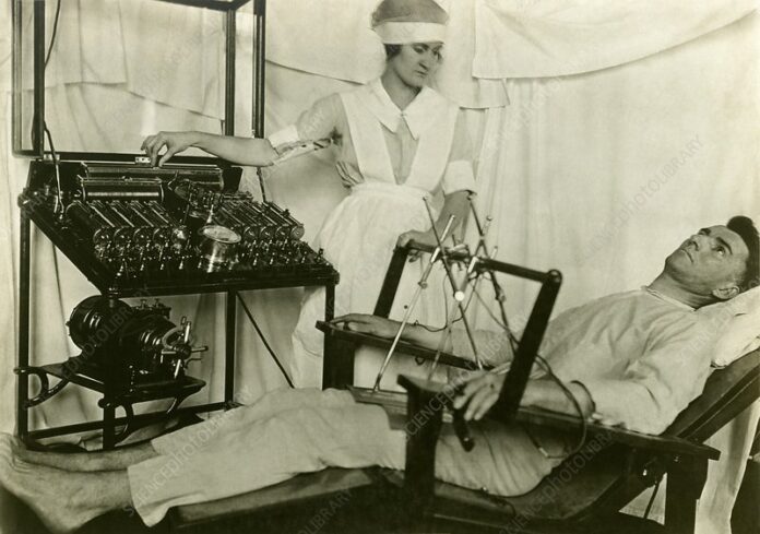 Electrical treatment of shell shock