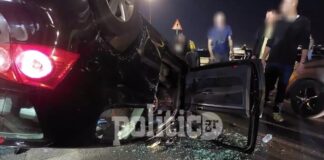 Μετωπική σύγκρουση των αυτοκινήτων- Οδηγός εκτινάχθηκε από το όχημά του