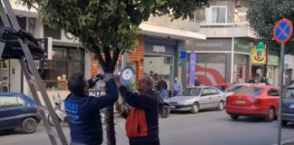 Τους έκλεψαν τα εργαλεία την ώρα που στόλιζαν τα δέντρα για τα Χριστούγεννα