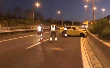 Αυτοκίνητο κινούνταν ανάποδα, τράκαρε με ταξί – Δυο τραυματίες