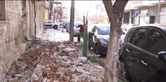 Κατέρρευσε σκεπή από εγκαταλελειμμένο σπίτι