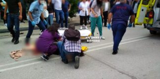 Παρασύρθηκε από μηχανή μεγάλου κυβισμού (φωτογραφίες)