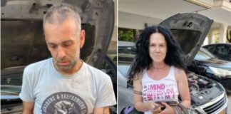 Φίδι είχε κρυφτεί σε καπό αυτοκινήτου