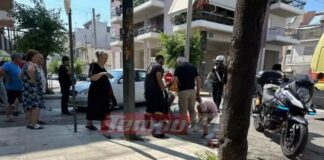 Σοβαρός τραυματισμός οδηγού μηχανής – Πέρασε πάνω από αυτοκίνητο και προσγειώθηκε στο έδαφος