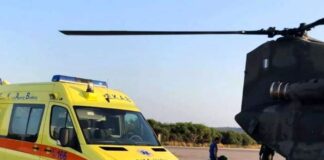 Επείγουσα αεροδιακομιδή βρέφους 6 μηνών