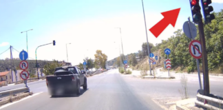 Aγροτικό παραβιάζει με μεγάλη ταχύτητα τον κόκκινο σηματοδότη – Δείτε βίντεο