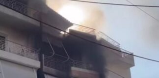 Σπίτι πήρε φωτιά από κλιματιστικό – Στις φλόγες το διαμέρισμα