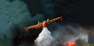 Αναζωπύρωση έξω από το χωριό Στεφάνι στα Δερβενοχώρια