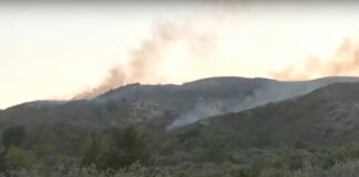 8η μέρα μάχης με τη μεγάλη φωτιά στην Ρόδο – Δυνατοί άνεμοι και διαρκείς αναζωπυρώσεις