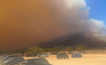 Αναστάτωση κατά την εκκένωση στην παραλία της Αναβύσσου – Δείτε βίντεο και φωτογραφίες