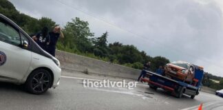 Σύγκρουση νταλίκας με ΙΧ – Ένας τραυματίας