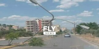 Βανάκι «ξεχαρβάλωσε» κολώνα της ΔΕΗ σε τροχαίο