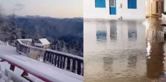 Πλημμύρες και πτώσεις δέντρων σε Πάτρα και Κυκλάδες (βίντεο)