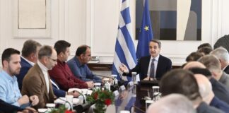Συνάντηση Μητσοτάκη με τους αγρότες της Θεσσαλίας-Τα θέματα στην ατζέντα