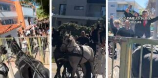 Εκλέχτηκε πρόεδρος του 15μελούς και πήγε στο σχολείο με άμαξα (βίντεο)