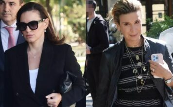 Όλγα Κεφαλογιάννη – Μαργαρίτα Μάτσα: Ο διάλογος έξω από τη δικαστική αίθουσα