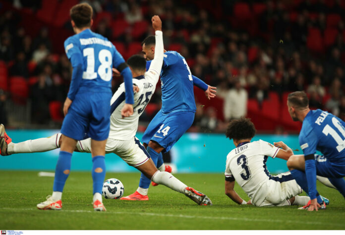 ÔÏ 1-2 ÐÁÕËÉÄÇÓ <br>ÁÃÃËÉÁ - ÅËËÁÄÁ<br>(NATIONS LEAGUE 2024-2025)<br><br>ENGLAND - GREECE