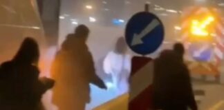 Φωτιά σε λεωφορείο που μετέφερε μαθητές από σχολική εκδρομή