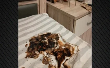 Έσκασε το κινητό την ώρα που κοιμόταν- Πήρε φωτιά το στρώμα, έπαθε έγκαυμα ο ιδιοκτήτης του (βίντεο)