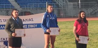 Νικήτρια η Ευαγγελογιάννη στη Δισκοβολία