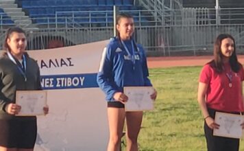 Νικήτρια η Ευαγγελογιάννη στη Δισκοβολία