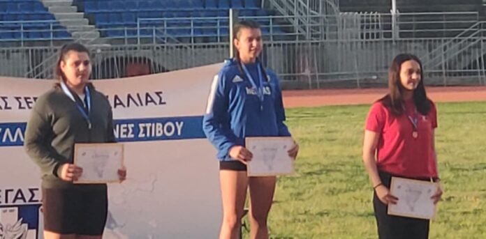 Νικήτρια η Ευαγγελογιάννη στη Δισκοβολία