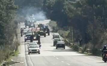 Εμποδίστηκε η είσοδος αγροτών της Αχαΐας στην πόλη της Πάτρας
