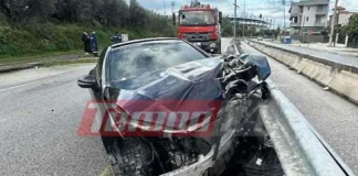Γιός πολιτευτή «κάρφωσε» το πολυτελές αυτοκίνητό του στις μπαριέρες