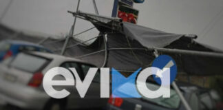 Σαρώνει την Εύβοια η κακοκαιρία, σοβαρές ζημιές στο Αλιβέρι