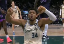 Έξαλλος με τους φιλάθλους της ομάδας του ο Αντετοκούνμπο