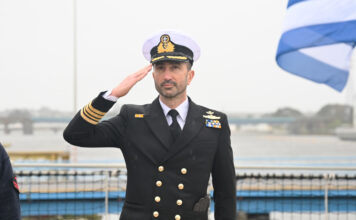 Ο αντιπλοίαρχος Ιωάννης Κιζάνης είναι ο κυβερνήτης της φρεγάτας «Κίμων»