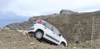 Άγιο είχε οδηγός, όταν το αυτοκίνητο του έφυγε προς τον γκρεμό
