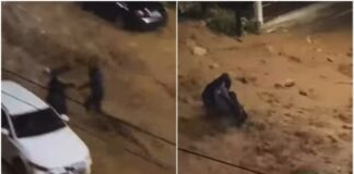 «Ήταν τρομαγμένη, τα πόδια μου είναι γεμάτα πληγές»: Η περιγραφή του άνδρα που έσωσε τη γυναίκα από χείμαρρο