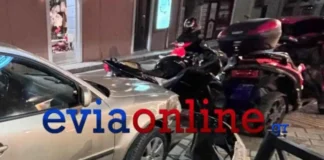 Παραβίασε «Stop» και έριξε όχημα πάνω σε μηχανές