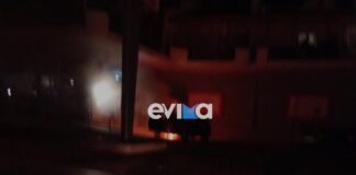 Σταθμευμένο ΙΧ μέσα σε σούπερ μάρκετ τυλίχθηκε στις φλόγες