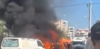 Άφησε το αμάξι του για να πάει στη λαϊκή και έπιασε φωτιά (βίντεο)