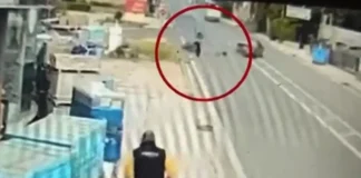 Αυτοκίνητο μπήκε μπροστά σε μοτοσικλετιστή, τον εκσφενδόνισε και τον παράτησε αβοήθητο